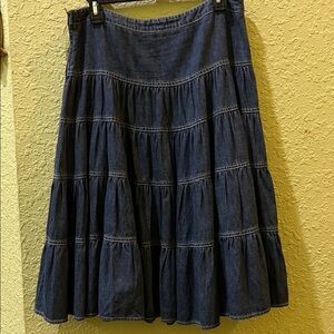 Tommy Hilfiger Dark Blue A-Line Skirt